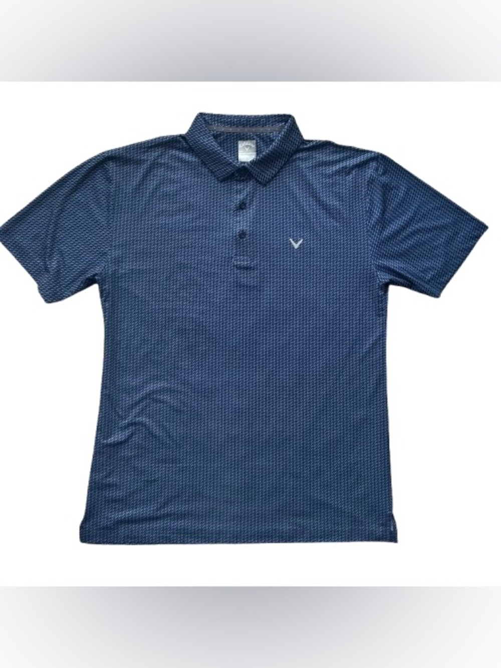 Callaway Men’s Stretch Golf Shirt XL Blue Multi